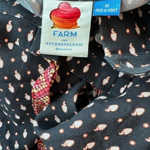 FARM for Anthropologie Farm Rio Tucker Paperbag Pants Size M - Picture 2 of 2